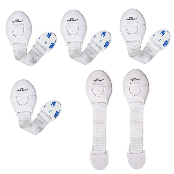 CFS Child Furniture Lock | Child Lock for Drawers, Cupboard, Fridge, Cabinet, | Lock for Baby Safety Products (Pack of 6)